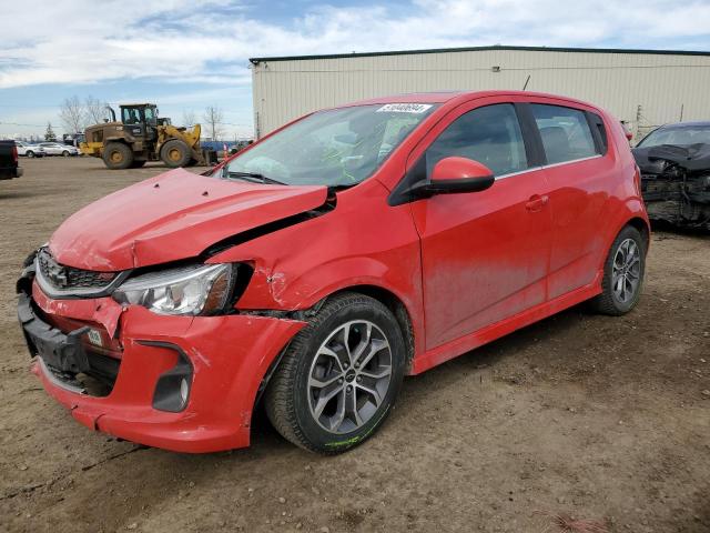 1G1JD6SB3J4113728 - 2018 CHEVROLET SONIC LT RED photo 1