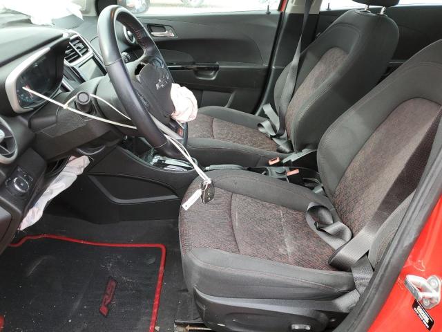 1G1JD6SB3J4113728 - 2018 CHEVROLET SONIC LT RED photo 7