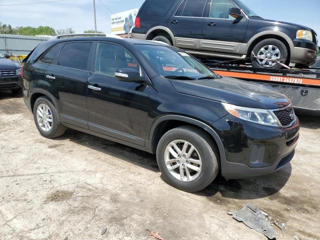 5XYKT4A73FG634909 - 2015 KIA SORENTO LX BLACK photo 4