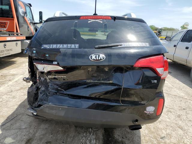 5XYKT4A73FG634909 - 2015 KIA SORENTO LX BLACK photo 6