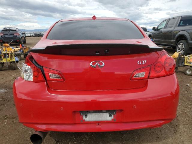 JN1CV6AR8CM675867 - 2012 INFINITI G37 RED photo 6