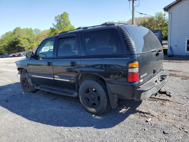 1GNEK13T85J126868 - 2005 CHEVROLET TAHOE K1500 BLACK photo 2