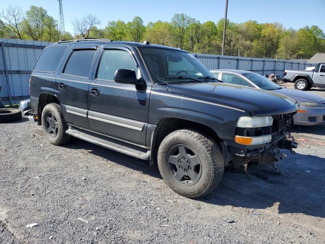 1GNEK13T85J126868 - 2005 CHEVROLET TAHOE K1500 BLACK photo 4