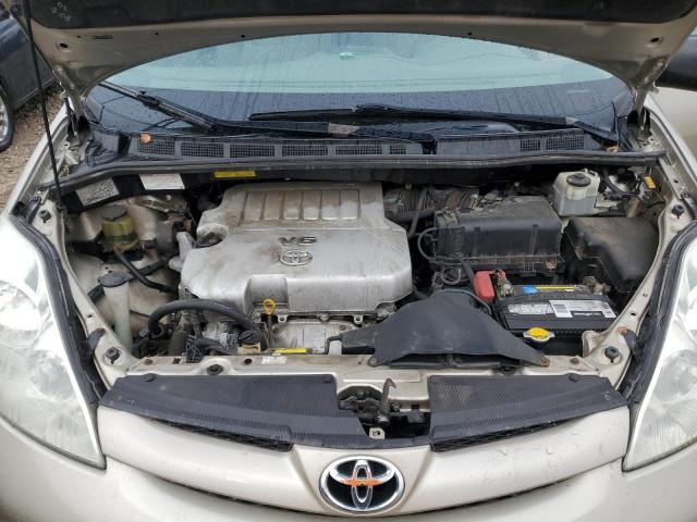 5TDZK23C27S078161 - 2007 TOYOTA SIENNA CE BEIGE photo 12