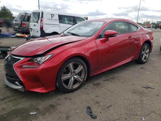 JTHSE5BC9F5000233 - 2015 LEXUS RC 350 RED photo 1