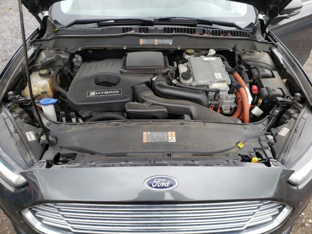 3FA6P0LU2FR157774 - 2015 FORD FUSION SE HYBRID GRAY photo 11