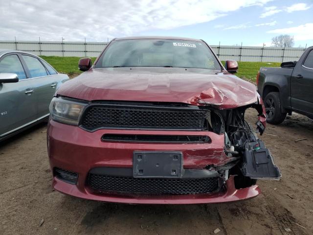 1C4RDJDG4KC536363 - 2019 DODGE DURANGO GT BURGUNDY photo 5