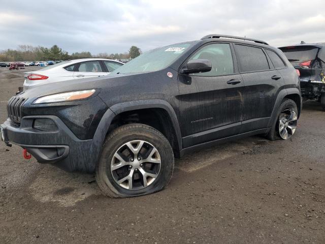 1C4PJMBB5JD535384 - 2018 JEEP CHEROKEE TRAILHAWK BLACK photo 1