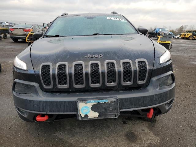 1C4PJMBB5JD535384 - 2018 JEEP CHEROKEE TRAILHAWK BLACK photo 5