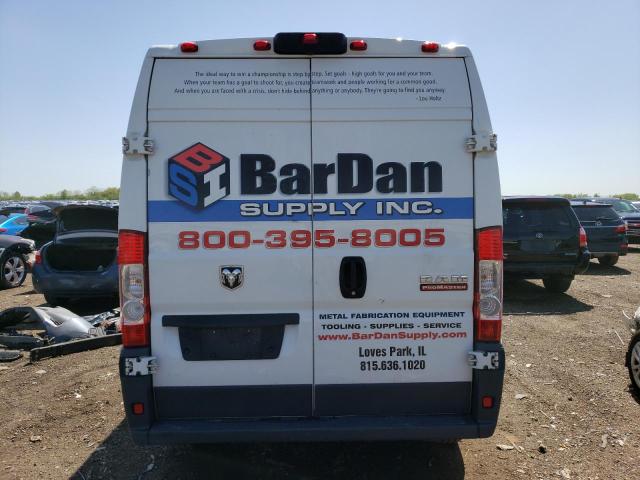 3C6TRVDGXEE110678 - 2014 RAM PROMASTER 2500 HIGH WHITE photo 6