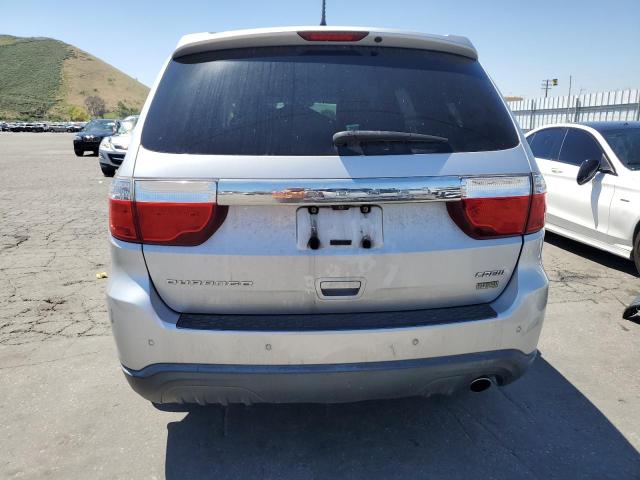 1D4RD4GG4BC732058 - 2011 DODGE DURANGO CREW SILVER photo 6