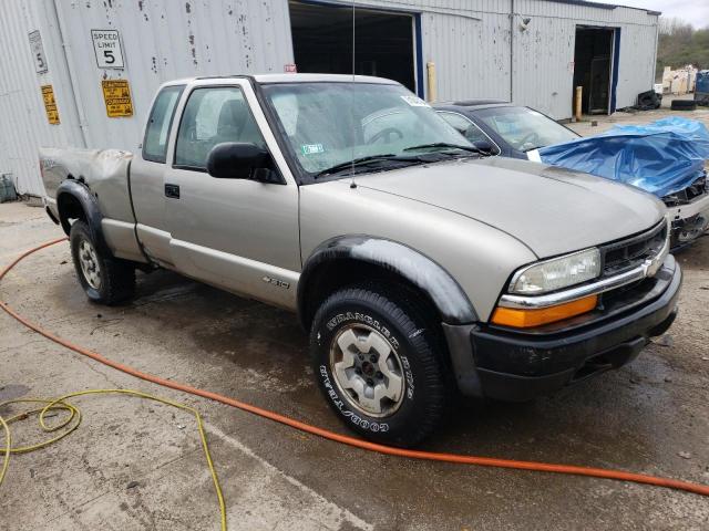 1GCCT19X338118592 - 2003 CHEVROLET S TRUCK S10 BEIGE photo 4