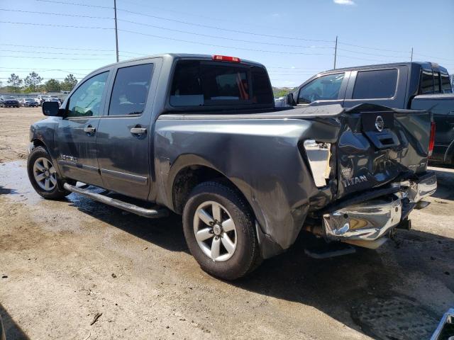 1N6BA0ED7CN327372 - 2012 NISSAN TITAN S GRAY photo 2