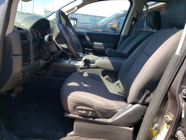 1N6BA0ED7CN327372 - 2012 NISSAN TITAN S GRAY photo 7