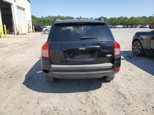 1C4NJCEA7DD191159 - 2013 JEEP COMPASS LATITUDE BLACK photo 6