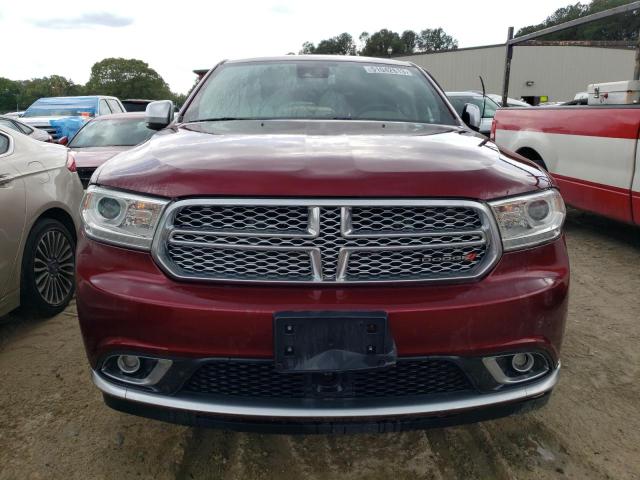 1C4SDJET1HC898625 - 2017 DODGE DURANGO CITADEL BURGUNDY photo 5