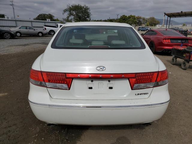 KMHFC46F16A052515 - 2006 HYUNDAI AZERA SE WHITE photo 6