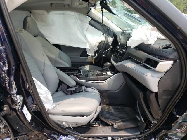 5TDGZRBH1LS046210 - 2020 TOYOTA HIGHLANDER XLE ლურჯი ფოტო 5