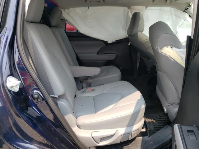 5TDGZRBH1LS046210 - 2020 TOYOTA HIGHLANDER XLE ლურჯი ფოტო 6