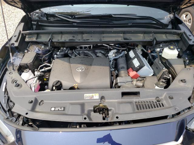 5TDGZRBH1LS046210 - 2020 TOYOTA HIGHLANDER XLE ლურჯი ფოტო 7