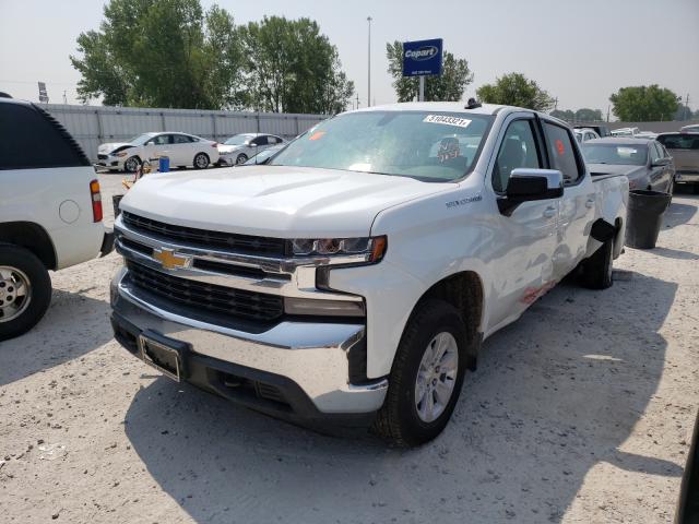 1GCUYDED2KZ297056 - 2019 CHEVROLET SILVERADO K1500 LT WHITE photo 2