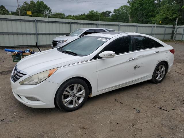 5NPEC4ACXDH515576 - 2013 HYUNDAI SONATA SE WHITE photo 1