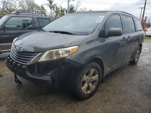 5TDKA3DC9CS016467 - 2012 TOYOTA SIENNA BASE GREEN photo 1