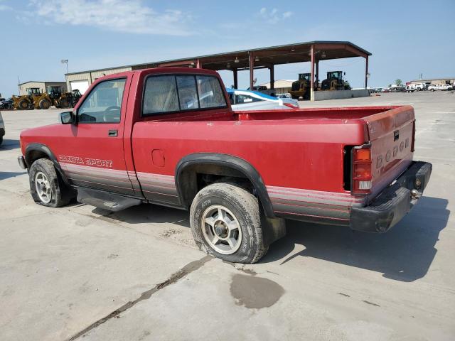 1B7GR64X2JS709579 - 1988 DODGE DAKOTA SPORT BURGUNDY photo 2