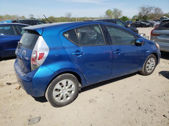 JTDKDTB31D1527972 - 2013 TOYOTA PRIUS C BLUE photo 3