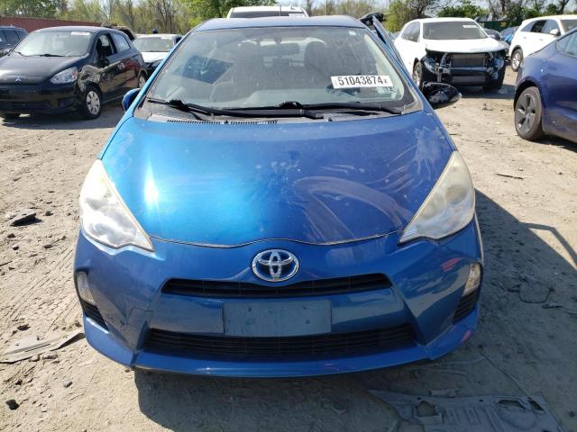 JTDKDTB31D1527972 - 2013 TOYOTA PRIUS C BLUE photo 5