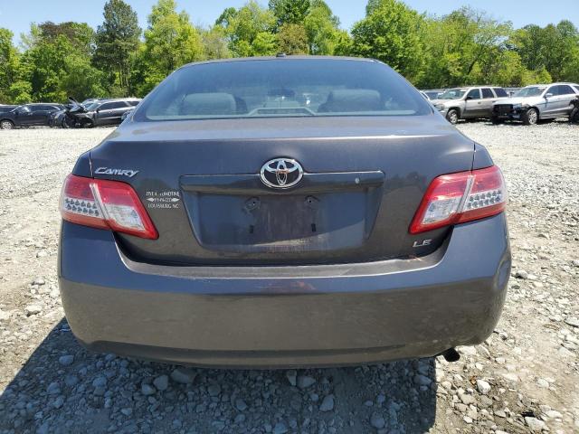 4T4BF3EK7BR218937 - 2011 TOYOTA CAMRY BASE GRAY photo 6