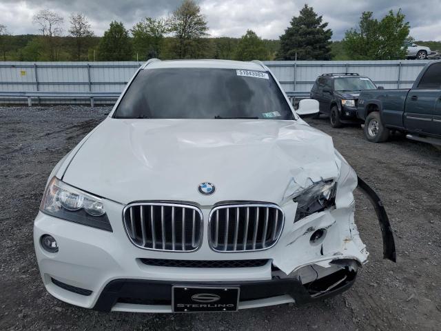 5UXWX9C50D0A28762 - 2013 BMW X3 XDRIVE28I WHITE photo 5