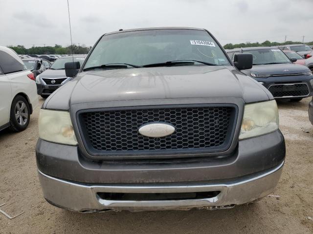 1FTRW12W66KE00283 - 2006 FORD F150 SUPERCREW GRAY photo 5