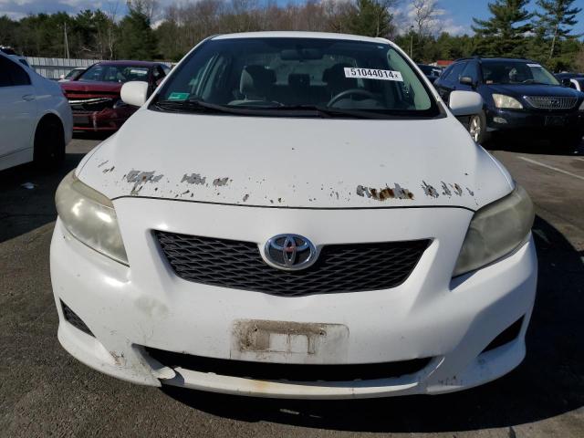 JTDBL40E299025929 - 2009 TOYOTA COROLLA BASE WHITE photo 5