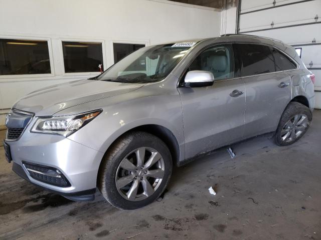 5FRYD4H80EB032429 - 2014 ACURA MDX ADVANCE SILVER photo 1