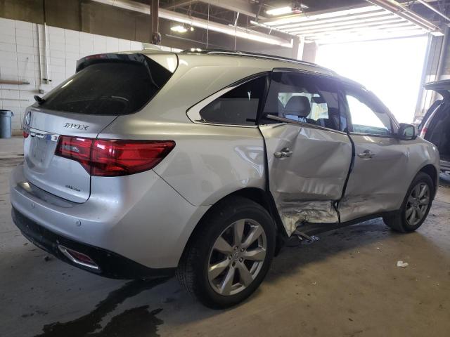 5FRYD4H80EB032429 - 2014 ACURA MDX ADVANCE SILVER photo 3