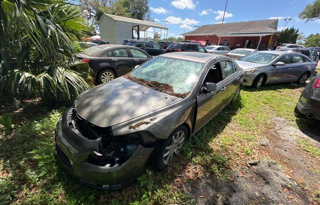 1G1ZE5E0XCF112619 - 2012 CHEVROLET MALIBU LTZ ნაცრისფერი ფოტო 2