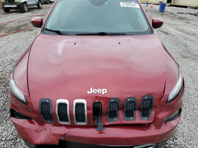 1C4PJMDSXFW633920 - 2015 JEEP CHEROKEE LIMITED RED photo 11