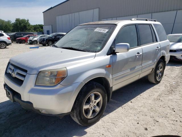 5FNYF28607B003904 - 2007 HONDA PILOT EXL SILVER photo 1