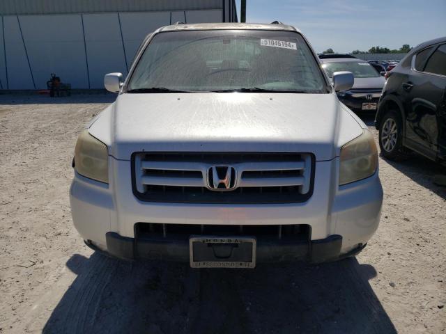 5FNYF28607B003904 - 2007 HONDA PILOT EXL SILVER photo 5