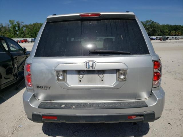 5FNYF28607B003904 - 2007 HONDA PILOT EXL SILVER photo 6