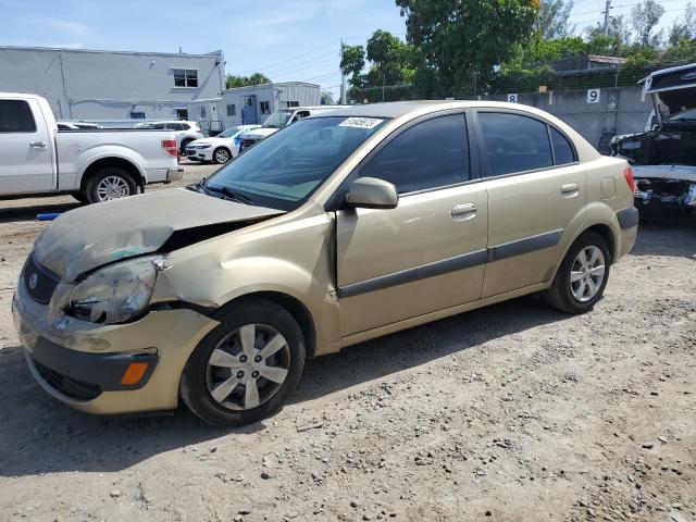 KNADE123786364907 - 2008 KIA RIO BASE GOLD photo 1