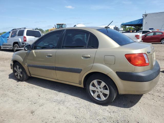 KNADE123786364907 - 2008 KIA RIO BASE GOLD photo 2