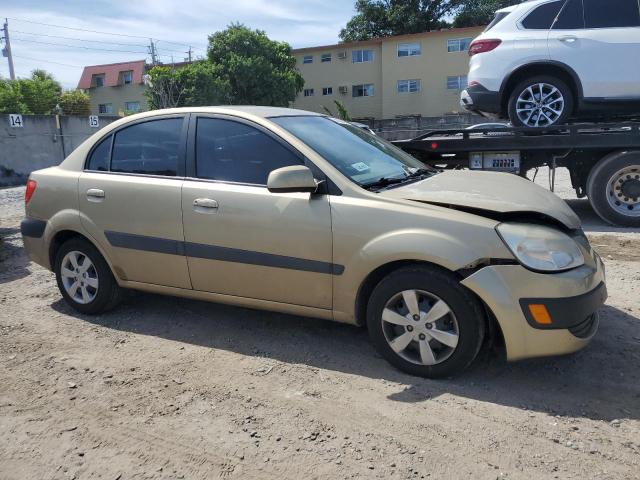 KNADE123786364907 - 2008 KIA RIO BASE GOLD photo 4