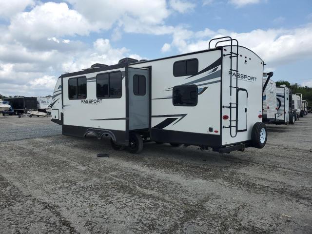 4YDTPPN22NK414983 - 2022 KEYSTONE PASSPORT WHITE photo 3