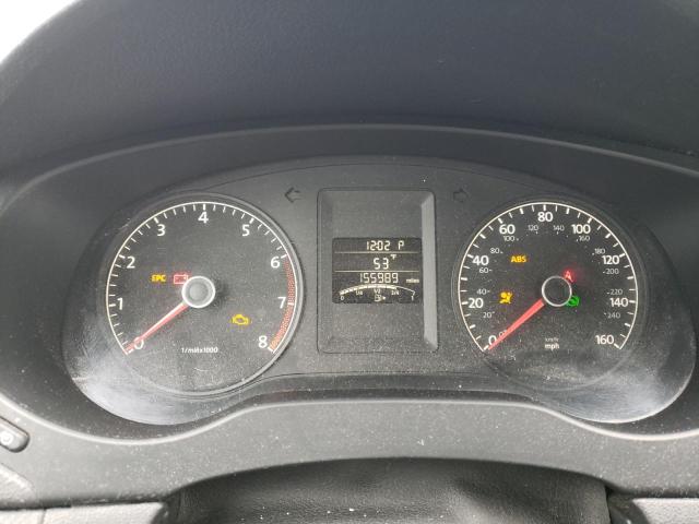 3VW2K7AJ1CM465825 - 2012 VOLKSWAGEN JETTA BASE Qara foto 9