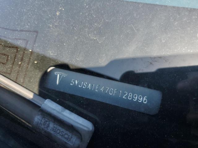 5YJSA1E47GF128996 - 2016 TESLA MODEL S Սև լուսանկար 12