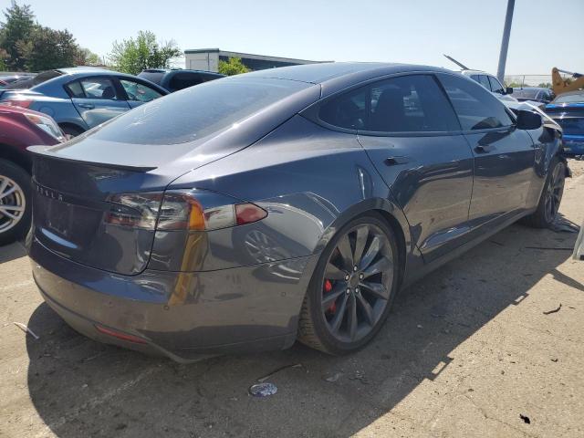 5YJSA1E47GF128996 - 2016 TESLA MODEL S Սև լուսանկար 3