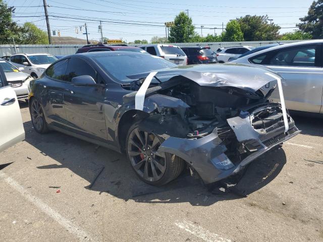 5YJSA1E47GF128996 - 2016 TESLA MODEL S Սև լուսանկար 4