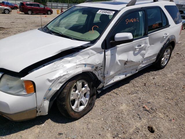 1FMZK05166GA29436 - 2006 FORD FREESTYLE SEL WHITE photo 9